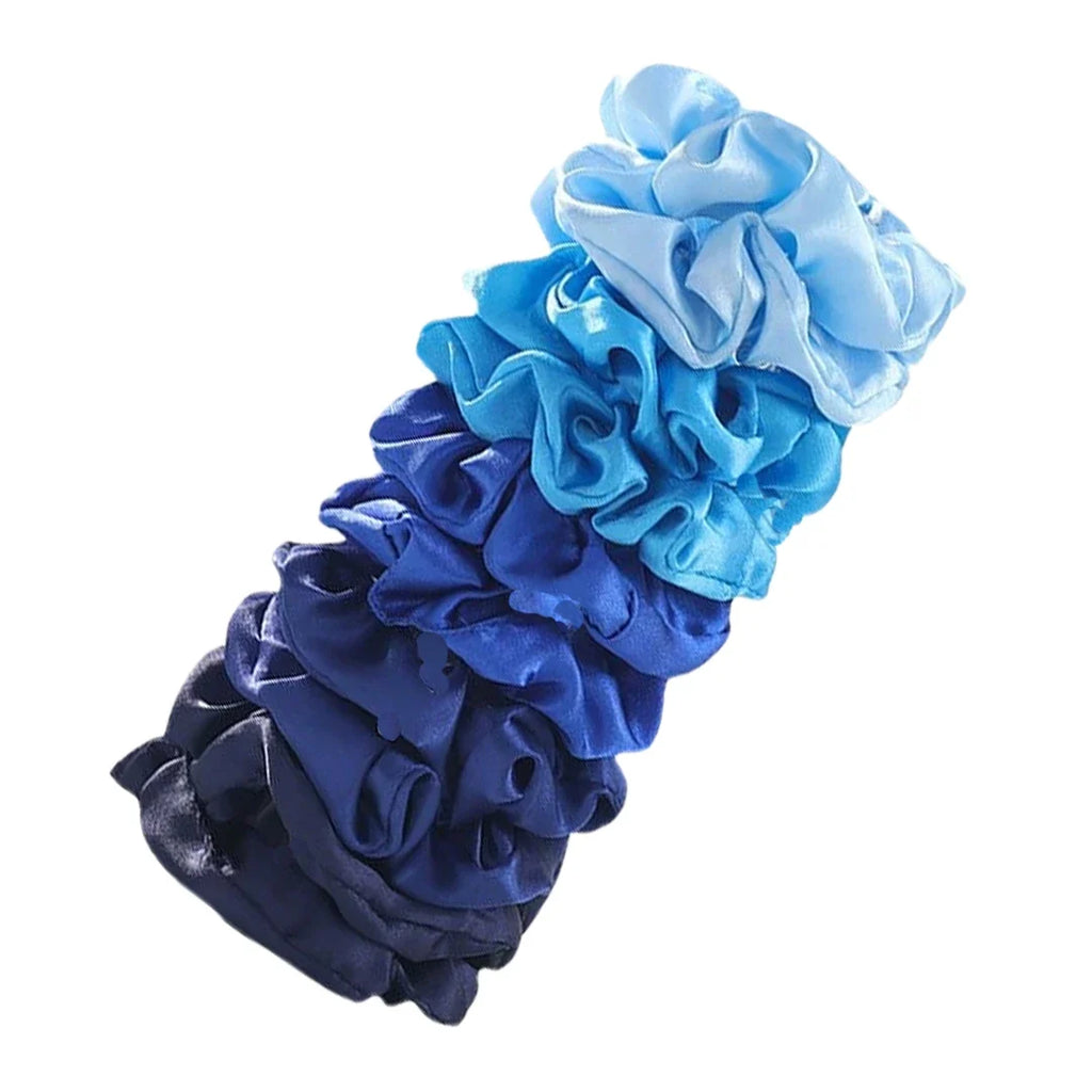Satin Scrunchies Set for Women & Girls – 25/10/6 Pcs Elastic Hair Bands | Soft Silk Ponytail Holders & Fashion Hair Accessories