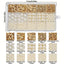1240PCS 10x17mm CCB Imitation Pearl Acrylic Spacer Beads – DIY Jewelry Making Kit for Bracelets, Necklaces & Craft Accessories
