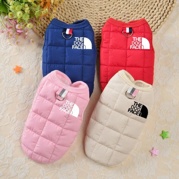 Designer Trendy Dog Clothes – Winter Warm Pet Coat for Small & Medium Dogs