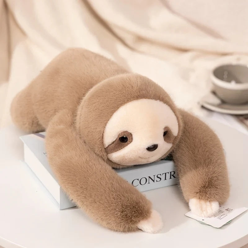 30-65cmKawaii High Quality Forest Animal Plush Doll Pillow Soft Long-arm Raccoon Dinosaur Sloth Panda Koala Plush Toy Home Decor