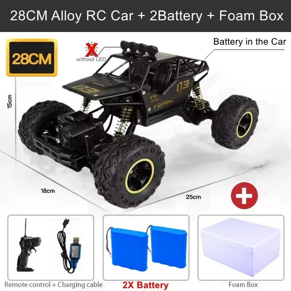 Oike RC Car Remote Control Climbing Vehicle Outdoor All Terrain Off-road Trucks 4WD Racing Drift Cars Toy Gift for Kids Adults