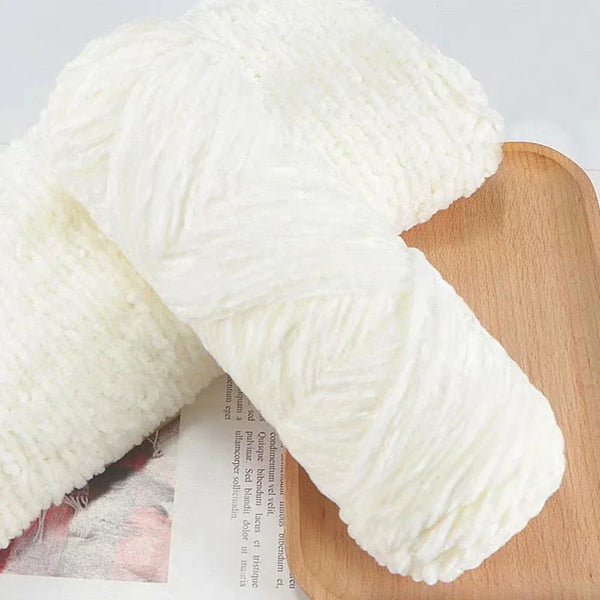95g Chenille Soft Velvet Yarn Blended Knitting Wool Crochet Handmade Scarf Coat Baby Blanket And Hat
