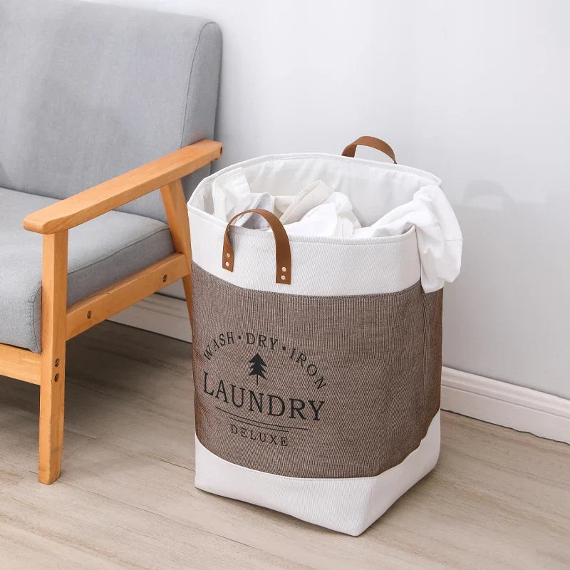 Eco-Friendly Foldable Laundry Basket – Large & Portable