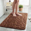 3D Non-Slip Bathroom Mat – Absorbent Cobblestone Embossed Bath & Door Floor Mat, Machine Washable & Quick Drying
