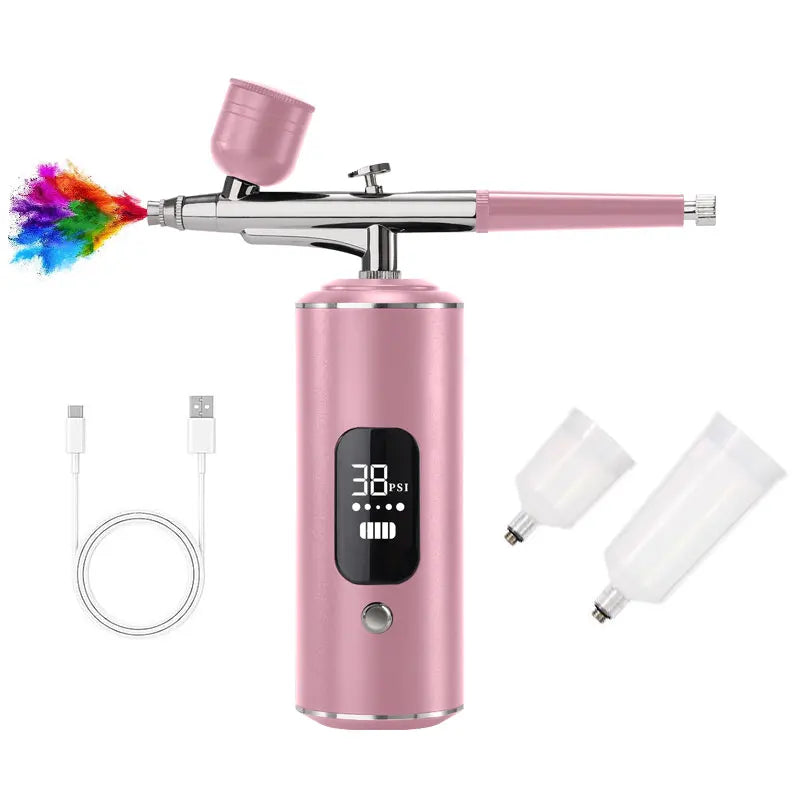 Air Brush With Compressor Portable Air Brush Air Brush Cake Painting Crafts Air Brush Art Painting Compressor Airbrush Pen Airbr