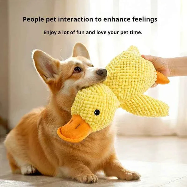Quacking Dog Duck Toy for Playtime fun.