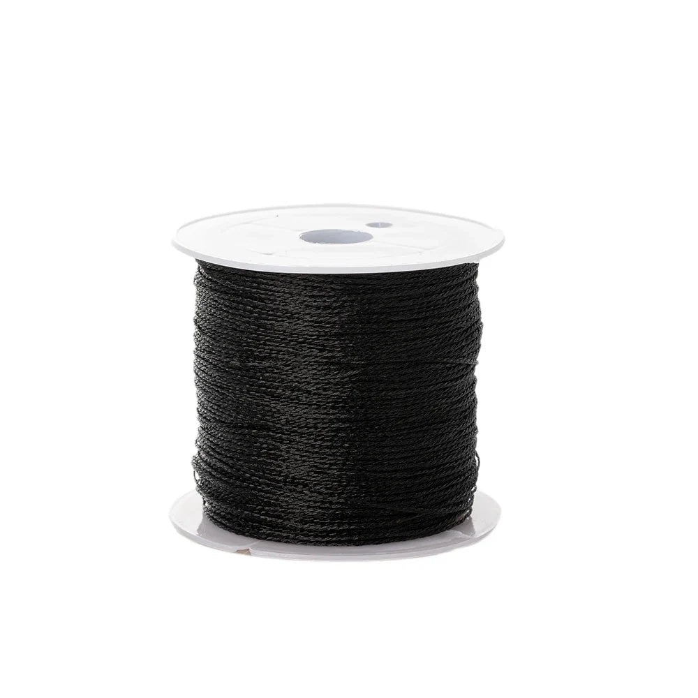 Metallic Beading Thread Cord – Rose Gold & Silver for DIY Jewelry