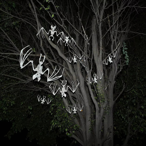Halloween Animal Skeletons,Creepy Bat Skeleton Model,Horror Bat Bones,Halloween Home Decoration
