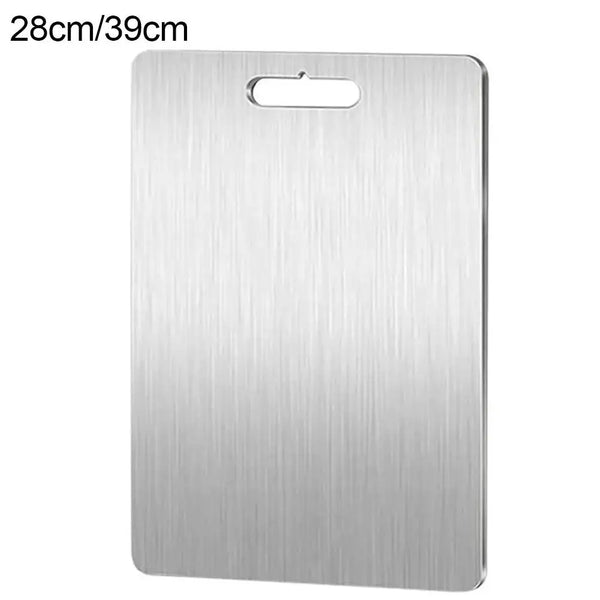 NEW Titanium Cutting Boards For Kitchen Steel Cutting Board 304 Steel Double-Sided Food Grade Cutting