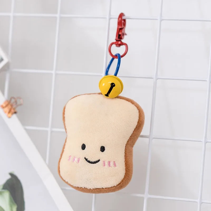 Cute Cartoon Egg & Toast Plush Toy – Breakfast Expression Stuffed Doll Pillow | Soft Baby Comfort Toy & Christmas Gift
