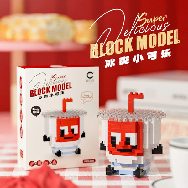 Fun Micro Particle Building Blocks Happy Eat and Play Series Vibrant Avocado Pineapple Children's Educational Assembling Toys