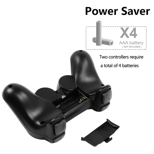 M8 4K Mini Game Stick 40000 Games Built-in with Twin 2.4G Wireless Controllers Video Game Console