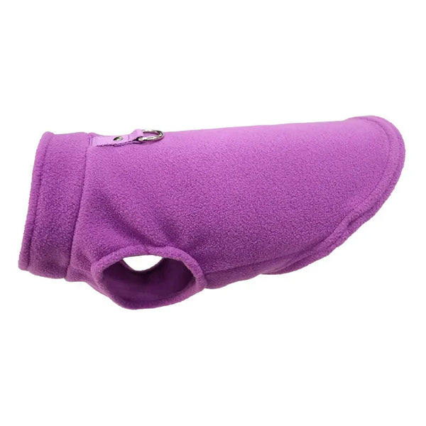 Winter Warm Dog Jacket with D-Ring – Cozy Pet Vest for Small Dogs & Cats