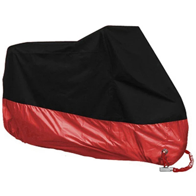 190T Black Blue Design Waterproof Motorcycle Covers Motors Dust Rain Snow UV Protector Cover Indoor Outdoor M L XL XXL XXXL 4XL