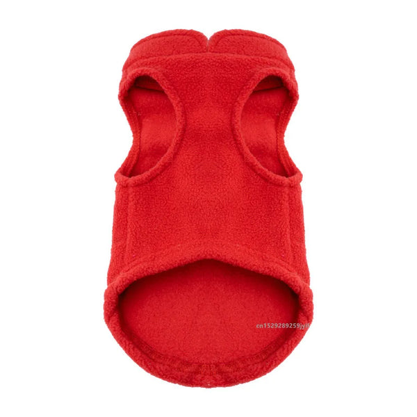 Winter Warm Dog Jacket with D-Ring – Cozy Pet Vest for Small Dogs & Cats