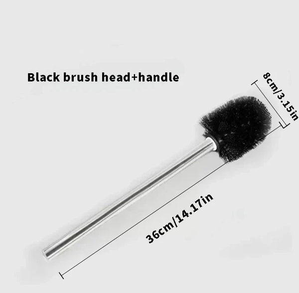 Japanese Minimalist Toilet Brush – Stainless Steel Handle