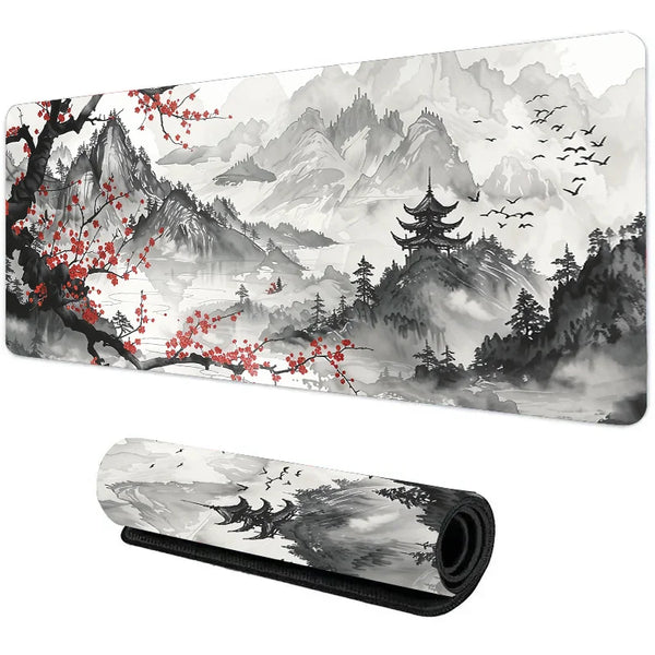 Night Moonlight Large Mouse Pad – Non-Slip Gaming & Office Desk Mat for Laptop, PC, and Esports Players