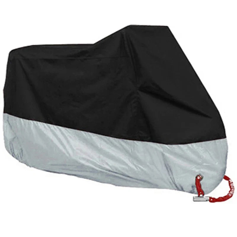 190T Black Blue Design Waterproof Motorcycle Covers Motors Dust Rain Snow UV Protector Cover Indoor Outdoor M L XL XXL XXXL 4XL