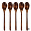 5-Piece Wooden Spoon & Fork Set – Natural Eco-Friendly Tableware | Handmade Ellipse Soup Ladle & Cooking Utensil Set