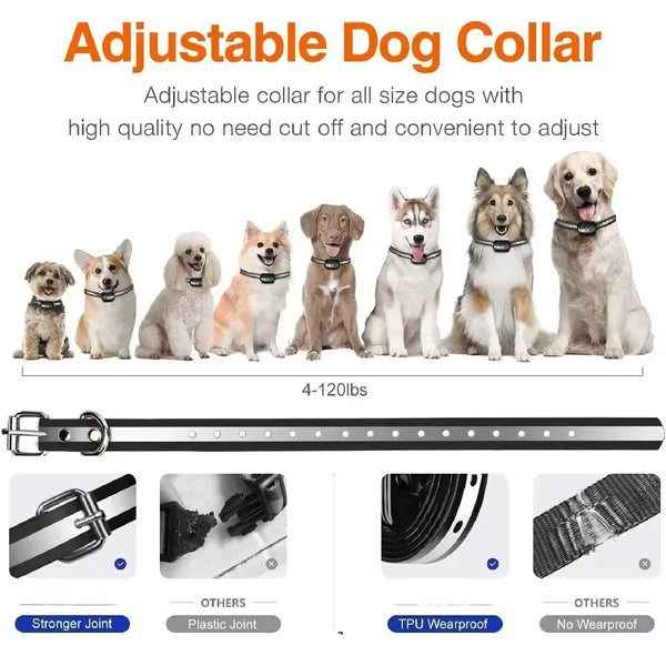 1000m Rechargeable Dog Training Collar With Remote Control