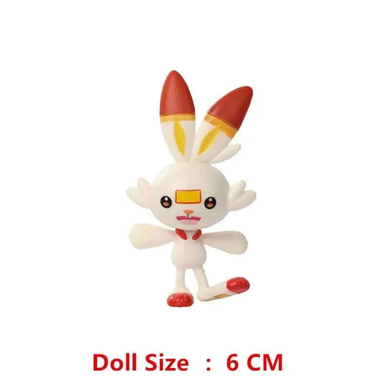 Pokemon 4-13Cm New Cartoons Movie Anime Figure Pikachu Mewtwo Charmander Blastoise Gurado Pet Action Model Toy Gifts