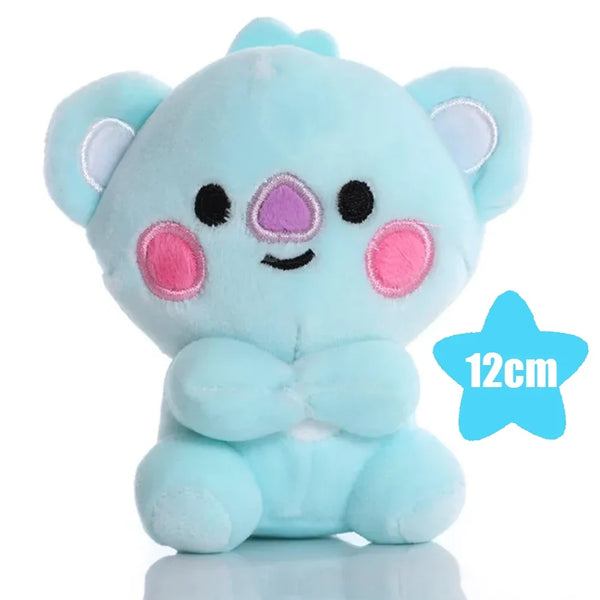 B-T-21 Plush Toy Set – Cute Cartoon Animal Keychain & Backpack Pendant, Soft Stress Relief Toy & Friend Gift