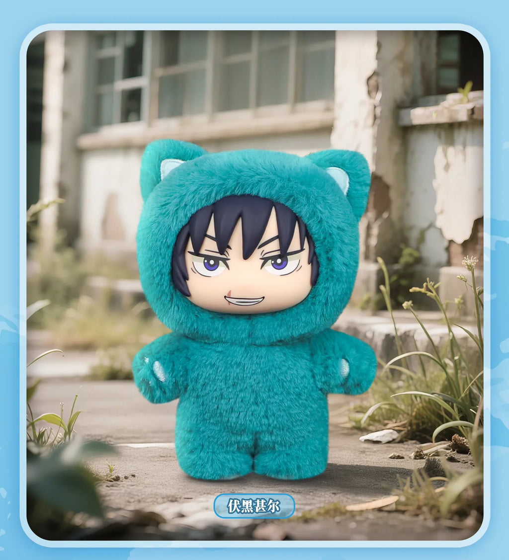 Jujutsu Kaisen 2 Cat Ear Plushie Series Blind Box Mystery Box Anime Figure Room Decoration Collection Kids Custom Gift