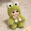18cm Kawaii Animal Plush Toys – Cute Vinyl Face Rabbit, Bear & Sheep Pendant for Kids, Bag Charm & Gift for Animal Lovers