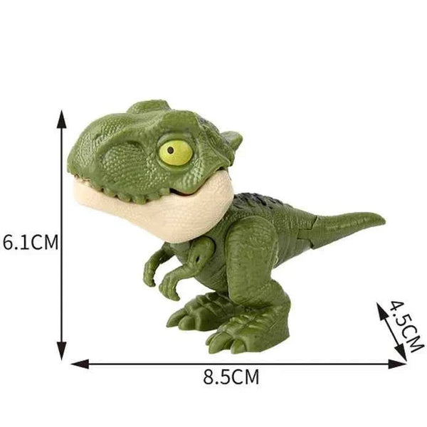 Jurassic Finger Dinosaur  Tyrannosaurus Model Toys for Kids Finger Biting Dinosaurs Movable Joints Dinosaur Toy for Boy Gift