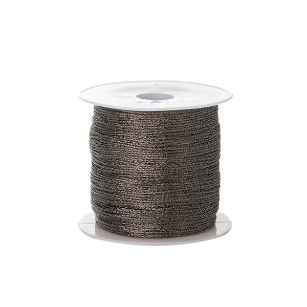 Metallic Beading Thread Cord – Rose Gold & Silver for DIY Jewelry