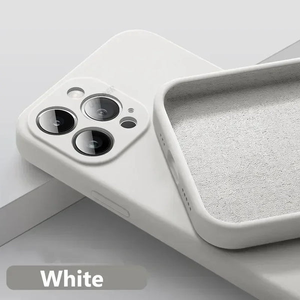 Solid Silicone Phone Case For IPhone 16 & 17