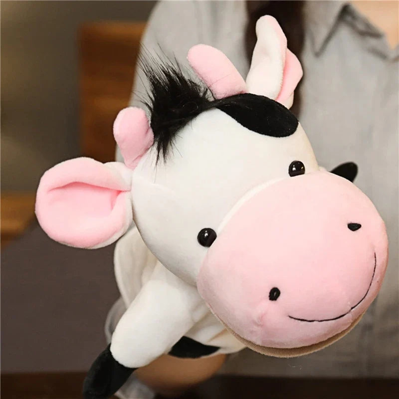 Cartoon Plush Hand Finger Puppets – Soft Interactive Toy for Kids, Party Supply & Family Gathering Fun
