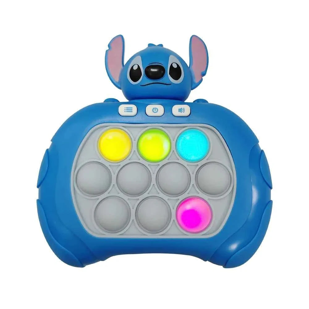 2024 New Quick Push Game Pop Up Fidget Bubble Electronic Pop it Pro Game Light AntiStress Toys For Adult Kids Gift 2024