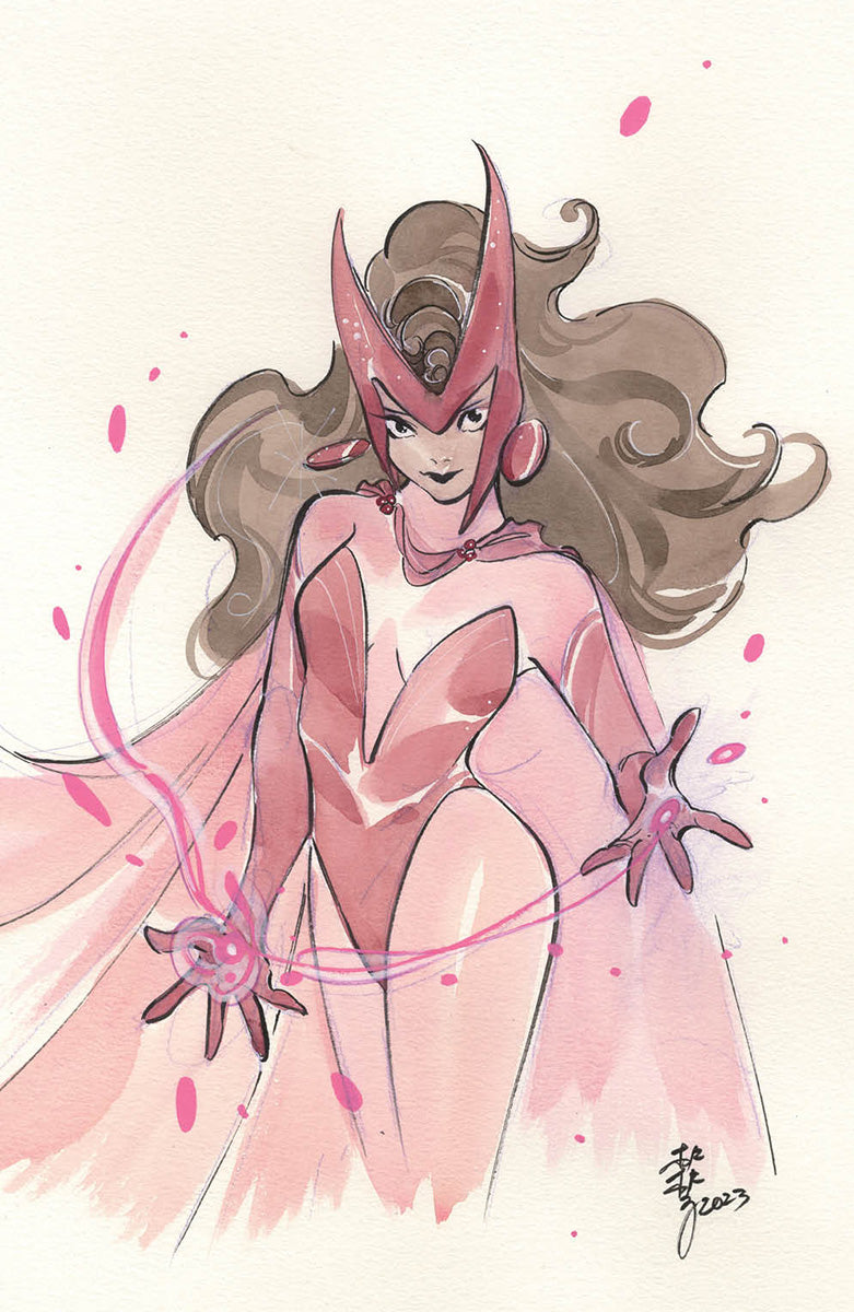Scarlet Witch & Quicksilver 1 Unknown Comics Peach Momoko Exclusive Virgin Var (02/14/2024) Main image