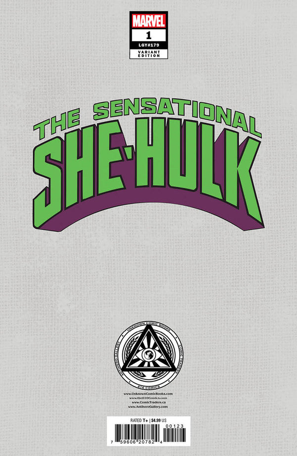 Sensational She-Hulk #1 Unknown Comics Kaare Andrews Exclusive Virgin Var (10/18/2023) - Collectors World Toys