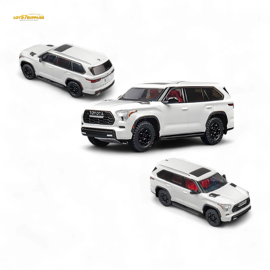 CM MODEL Toyota sequoia pearl white 1:64