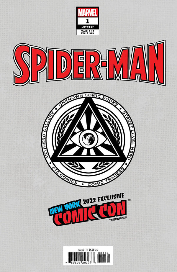 SPIDER-MAN #1 UNKNOWN COMICS SABINE RICH NYCC 2022 EXCLUSIVE VIRGIN VAR (10/05/2022) - Collectors World Toys