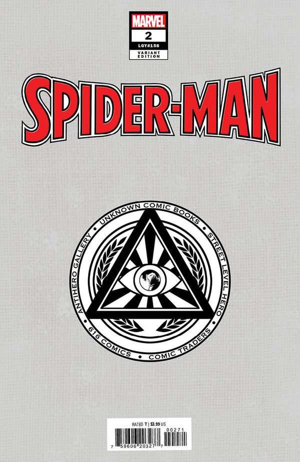 Spider-Man #2 Unknown Comics Jay Anacleto Exclusive Virgin Var (11/09/2022) - Collectors World Toys
