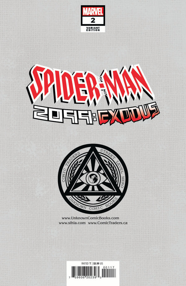 Spider-Man 2099: Exodus #2 Unknown Comics Alan Quah Exclusive Var (06/15/2022) - Collectors World Toys