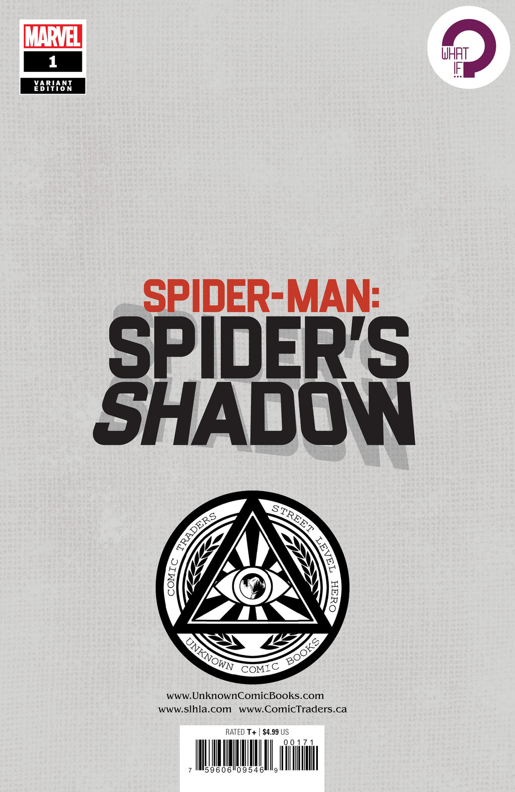 Spider-Man Spiders Shadow #1 (Of 4) Unknown Comics Miguel Mercado Exclusive Var (04/14/2021) - Collectors World Toys