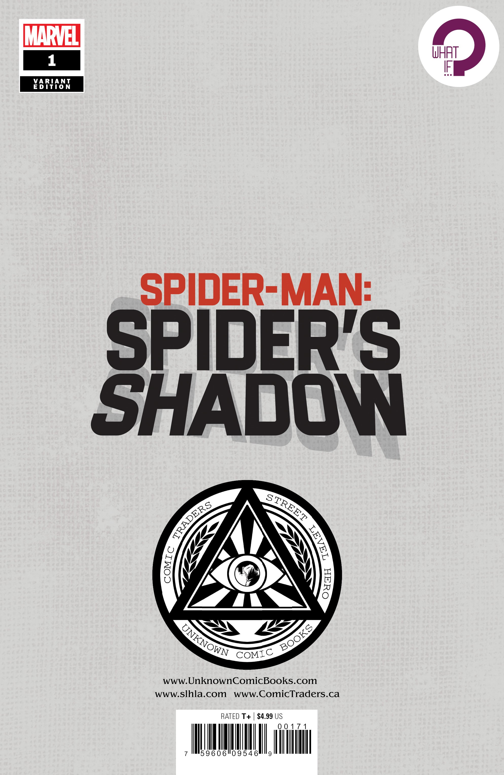 Spider-Man Spiders Shadow #1 (Of 4) Unknown Comics Miguel Mercado Exclusive Var (04/14/2021) - Collectors World Toys