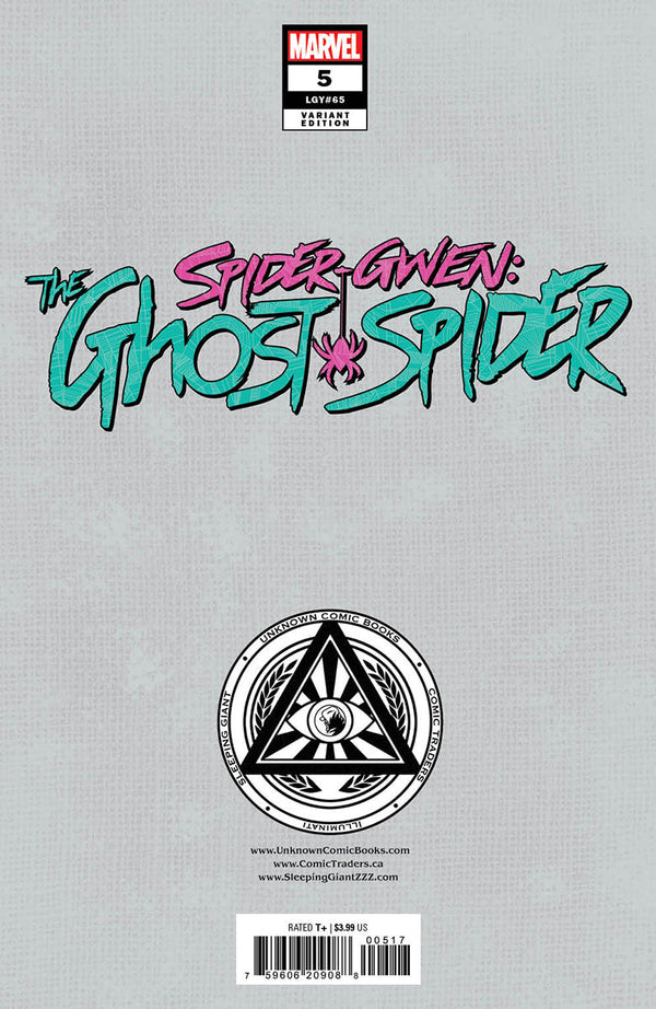 Spider-Gwen The Ghost Spider #5 Unknown Comics Ivan Tao Exclusive Var (09/11/2024) - Collectors World Toys