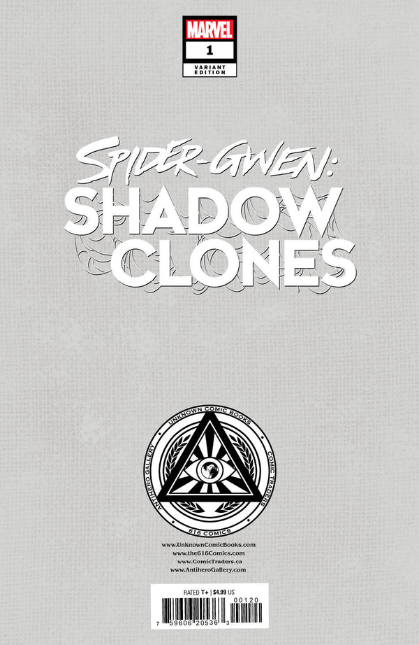 Spider-Gwen: Shadow Clones #1 Unknown Comics Kael Ngu Exclusive Var (03/01/2023) - Collectors World Toys