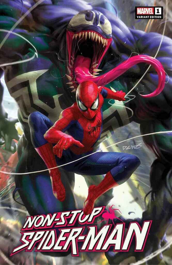 NON-STOP SPIDER-MAN #1 (DERRICK CHEW EXCLUSIVE TRADE VARIANT) COMIC ~ Marvel PRE ORDER Main image