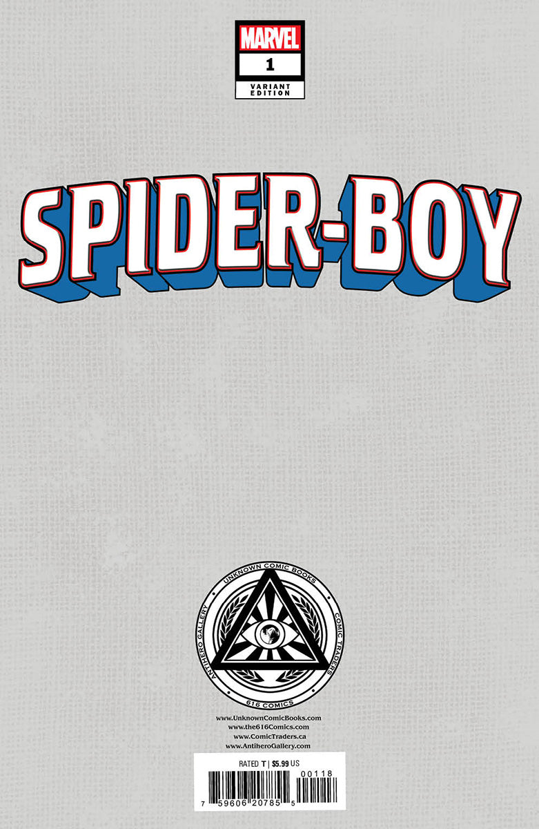 [Signed by Kaare Andrews] SPIDER-BOY #1 UNKNOWN COMICS KAARE ANDREWS EXCLUSIVE VAR [IN STOCK] - Collectors World Toys
