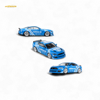 Liberty64 Ford Mustang GT Widebody Modified - A d i d a s Clover 1:64