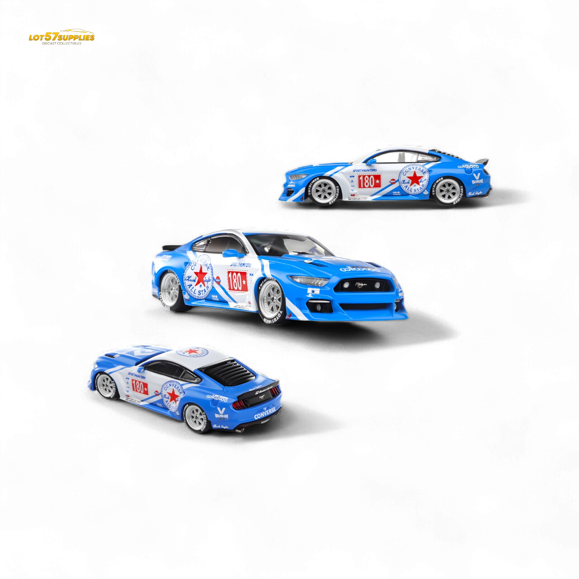 Liberty64 Ford Mustang GT Widebody Modified - C o n v e r s e 1:64 Main image