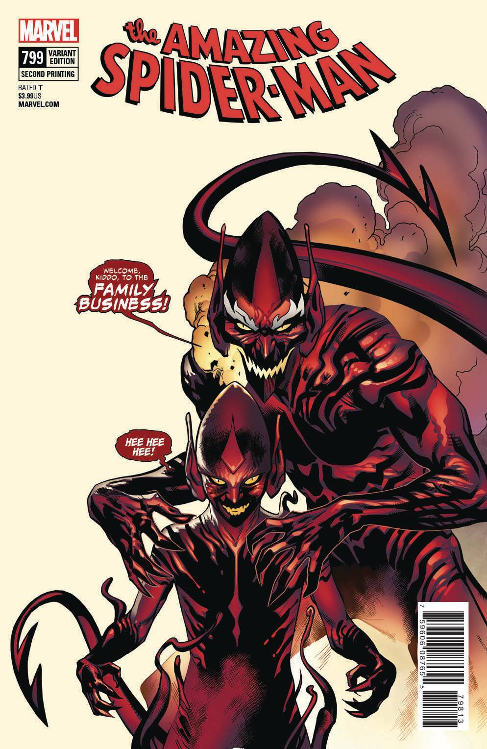 AMAZING SPIDER-MAN #799 2ND PTG IMMONEN VAR LEG 5/30/2018 Main image