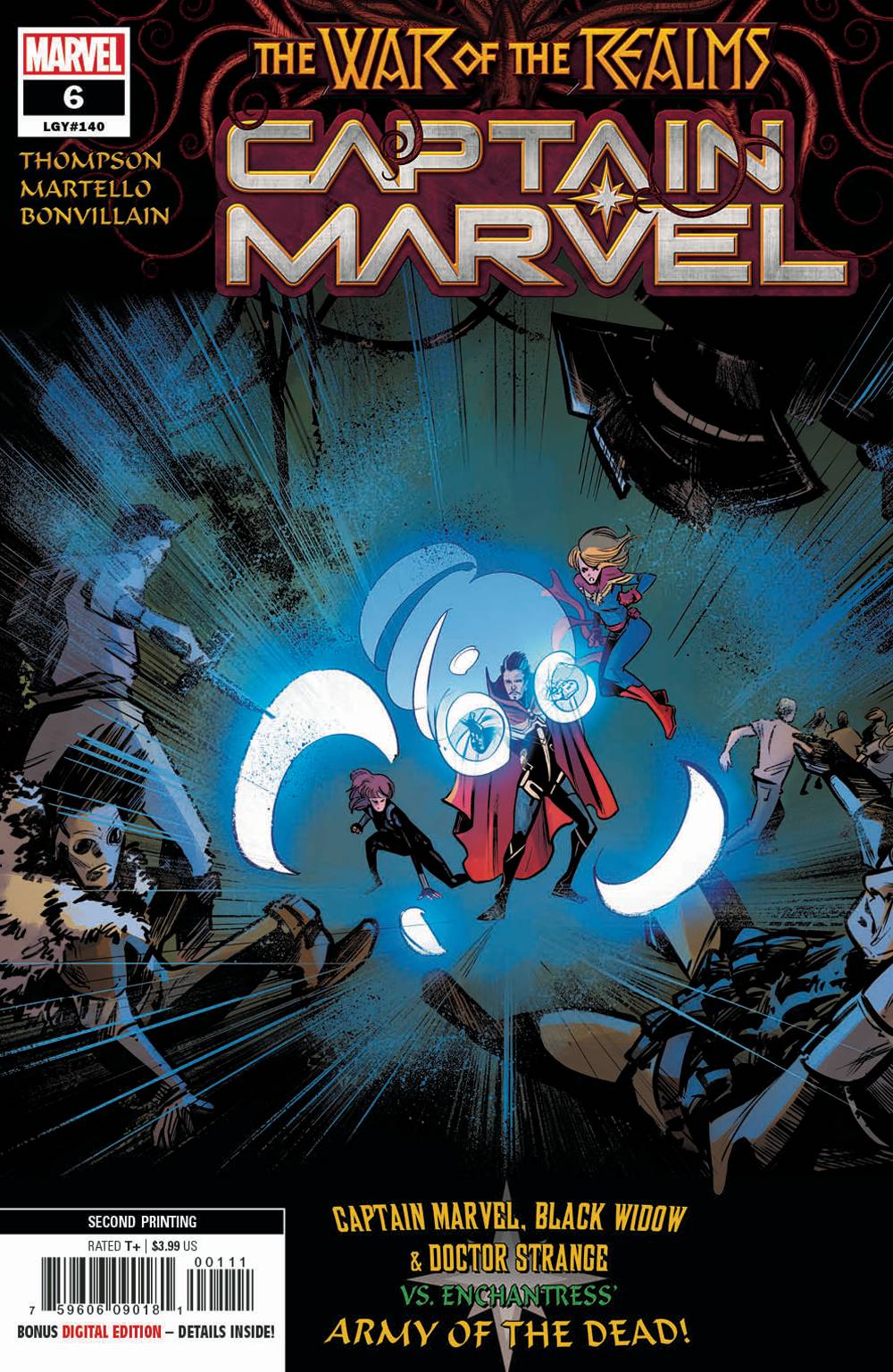 CAPTAIN MARVEL #6 2ND PTG MARTELLO VAR (07/24/2019) Main image