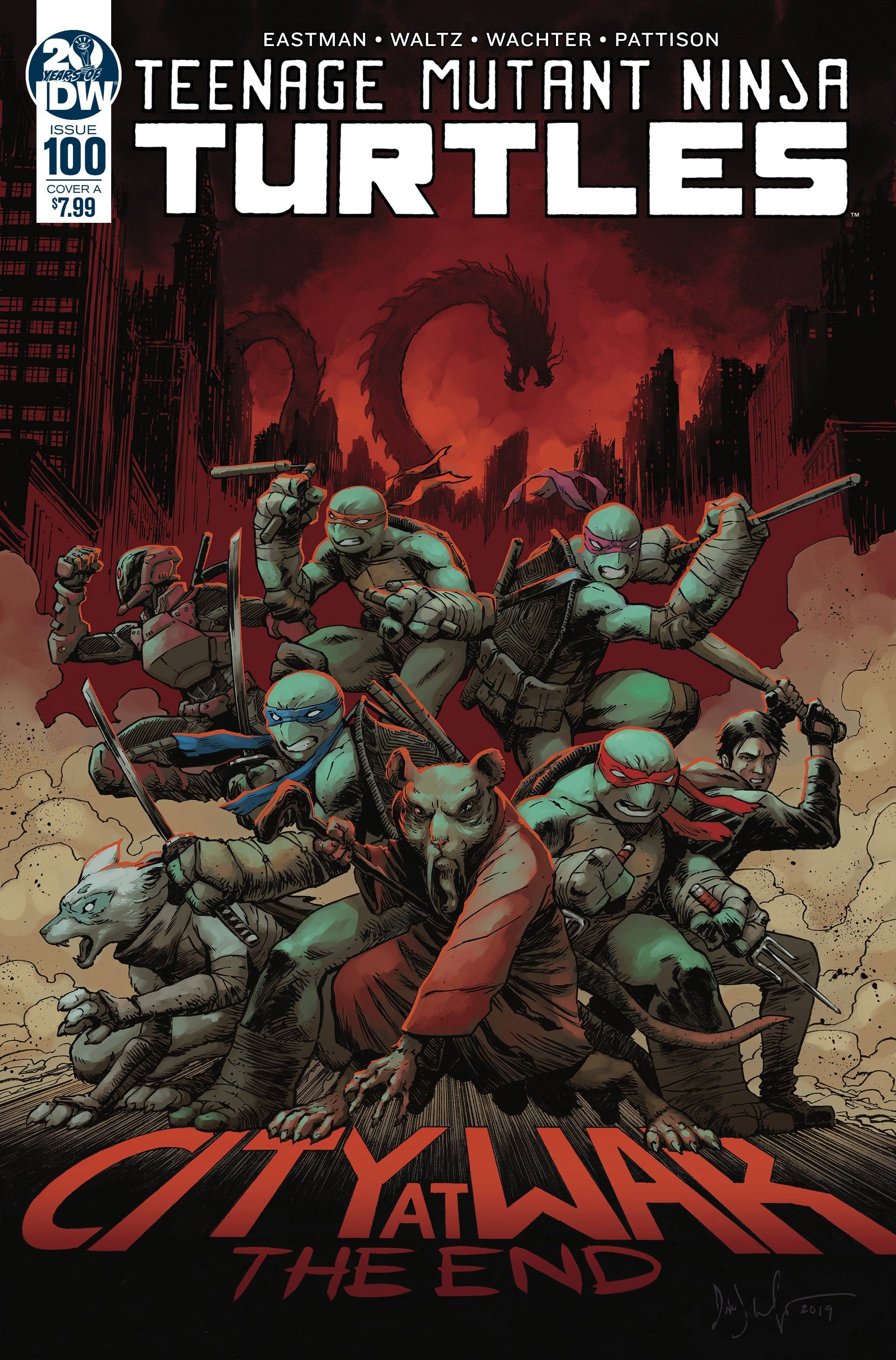 TMNT ONGOING #100 CVR A WACHTER (NOTE PRICE) (12/11/2019) Main image